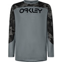 Oakley Maven Coast Mens Metal Camo Black MTB LS Jersey