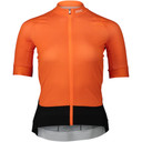 POC Womens Essential Road Logo POC O Zink Orange LS Jersey