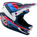 Troy Lee Designs D4 AS Polyacrylite Bl/Wht MTB Helmet
