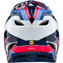 Troy Lee Designs D4 AS Polyacrylite Bl/Wht MTB Helmet