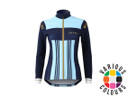 Le Col By Wiggins Womens Aqua Zero Long Sleeve Jersey - Pro Stripe X-Small