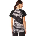 Oakley Womens Seeker Airline SS Jersey Duality Swirl Gr/Bk