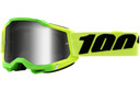 100% Accuri 2 Goggles Travis Yellow/Green (Mirror Silver Lens)