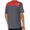 100% Airmatic SS MTB Jersey Charcoal/Racer Red