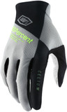 100% Celium Full Finger Gloves Vapor/Lime