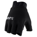 100% Exceeda Womens Fingerless Gel Gloves Black 2022