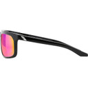 100% Hakan Sunglasses Polished Black/Purple Multilayer Mirror Lens