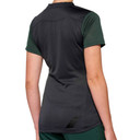 100% Ridecamp SS Womens MTB Jersey Charcoal/Forest Green