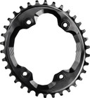 absoluteBLACK Oval 96BCD N/W 34T Traction Chainring Black (for Shimano XTR M9000)