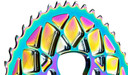 absoluteBLACK Premium Oval 110BCD 50T 4B Shimano 9100/8000 2x Rainbow Chainring