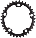 absoluteBLACK Premium Oval Road 110BCD 5B 34t 2x Chainring Black