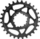 absoluteBLACK Round Direct Mount SRAM GXP Narrow Wide 30t Chainring Black