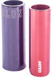 Colony Anyway Alloy Core with Plastic Outer Sleeve BMX Peg and 14mm-10mm Adaptor