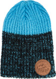 Crank Brothers Leather Patch Beanie Blue