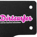 Dirtsurfer Mudguard Ltd Ed Pushys Logo Black/Pink