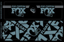 Fox Custom Fork and Shock Decal Kit 2021 Storm Blue