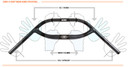 Jones H-Bar 2.5in Rise 710mm Width Alloy Handlebar Black