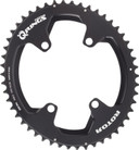 Rotor Q Rings 53T 110BCD 4 Bolt Spider Mount Oval Chainring Black