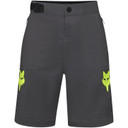 Fox Ranger Taunt Dark Shadow Youth Lined Shorts