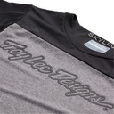Troy Lee Designs Skyline Signature Heather Grey/Blk MTB LS Jersey