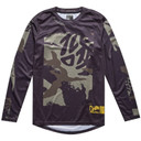 Troy Lee Designs Youth Flowline Confined Black MTB LS Jersey