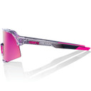 100% S3 Polished Translucent Grey Purple Mirror