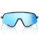 100% Slendale Matte Black HiPER Blue Mirror