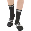 Soomom Reflective Chic Logo Cycling Socks Black