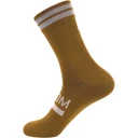 Soomom Reflective Chic Logo Cycling Socks Latte Brown