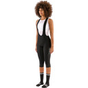 Soomom Womens All-Around 3/4 Cargo Thermal Bib Tights Black