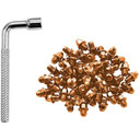 FUNN Street Pedal Pins M4 x 6mm Gold For Mamba/Ripper/Python