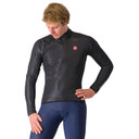 Castelli Squall Shell Jacket Light Black/Silver Gray