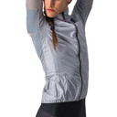 Castelli Squall Shell Womens Jacket Silver Gray/Black