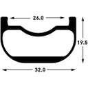 Stans NoTubes Arch CB7 27.5" 28H Alloy Rim