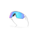 Oakley Sphaera Sunglasses Matte White Prizm Sapphire Polarized Lens