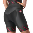 Castelli Free Sanremo 2 SS Suit Womens Sleeve Black/Hibiscus