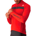 Castelli Puro 3 LS Jersey Red/Black Reflex