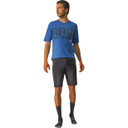 Castelli Trail Tech Tee Cobalt Blue/Savile Blue-Silver