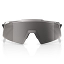 100% Aerocraft Sunglasses Gloss Black Chrome HiPER Silver