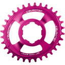 Burgtec Thick-Thin Oval Boost DM Hope 30T Chain Ring Pink