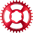 Burgtec Thick-Thin Oval Boost DM Hope 32T Chain Ring Red