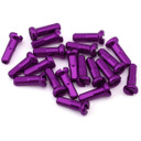 Pillar Alloy 14g 12mm Purple Nipples Box 100