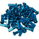 Pillar Alloy 14g 12mm Turquoise Nipples Box 100