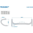 Ritchey Bar Classic Evo 31.8mm Flare/Laser Logo