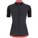 Santini Colore Jersey Womens Black Nero