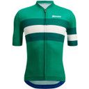 Santini Eco Sleek Bengal Jersey Green
