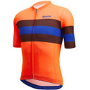 Santini Eco Sleek Bengal Jersey Orange