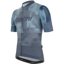 Santini Forza Indoor Jersey Black Grey