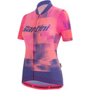 Santini Forza Indoor Jersey Womens Orange Purple