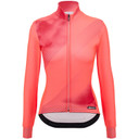 Santini Pure Dye Thermal LS Jersey Womens Granatina Pink